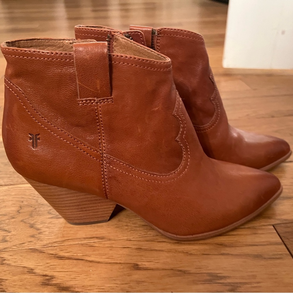 Frye leather booties
